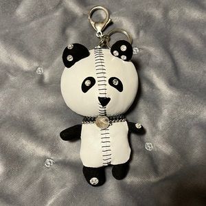 Swarovski Panda Keyring Bag Charm